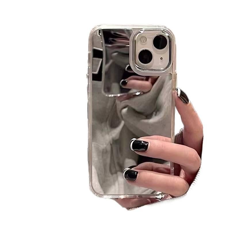 غطاء واقي | حماية من السقوط | مقاومة بصمات الأصابع | مقاوم للصدمات لـ iPhone 14 / 14 Plus / 14 Pro / 14 Pro Max | Mirror - Image 1
