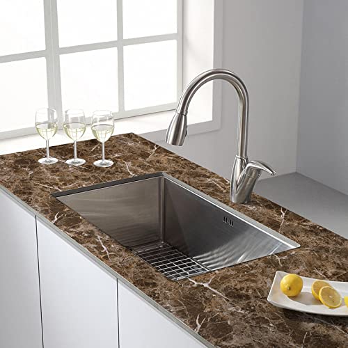 practicalWs Brown Marble Contact Paper Granite Peel and Stick Countertops 17.7in × 118in Self-Adhesive Vinyl Waterproof Wallpaper for Kitchen Cabinet Bathroom Shelf Liner Wall Decorative - Image 2