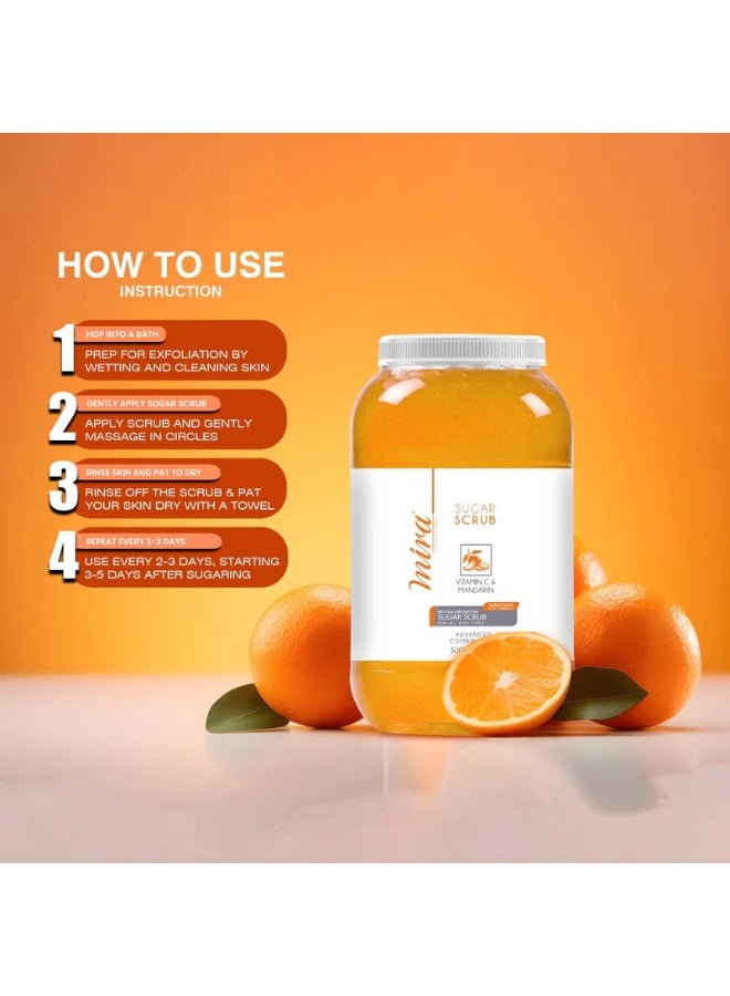 ميرا مقشر ميرا الاحترافي للقدم والجسم بالسكر وفيتامين سي واليوسفي 5 كجم - Image 3