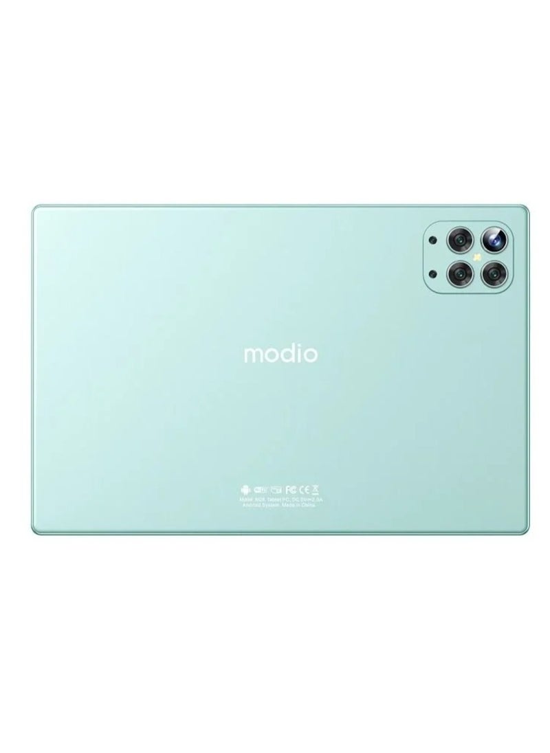modio - Modio M28 10.1-Inch 5G Smart Android Kids Tablet RAM 512GB ROM 8GB Dual-Sim  With Bluetooth Keyboard Green - Image 1