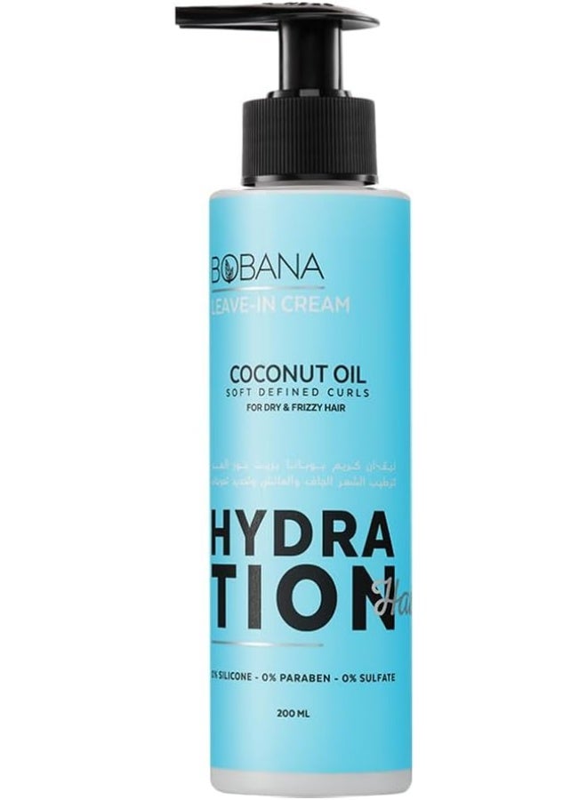 بوبانا ليف ان كريم بزيت جوز الهند 200 مل