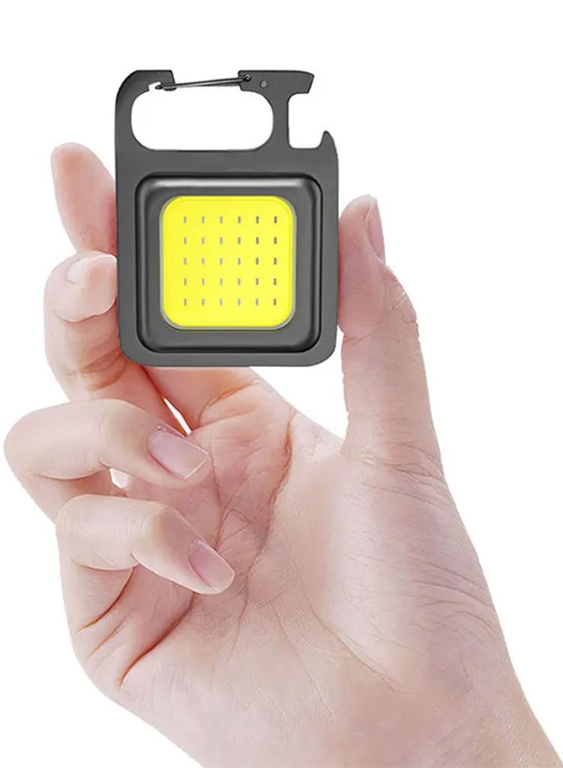 Keychain mini magenetic LED rechargable flash light - Image 3