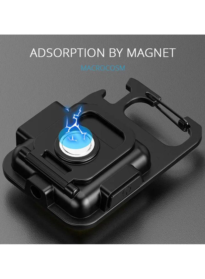 Keychain mini magenetic LED rechargable flash light - Image 5