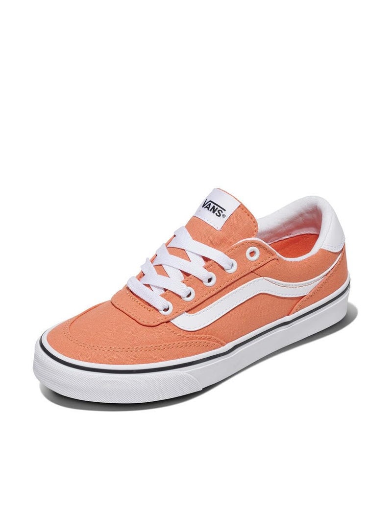Vans Women's Brooklyn LS Shoe | Low-Top Sneakers for Everyday Wear, Walking, Work & Fashion, Canvas Coral Rust, 8 - Image 1