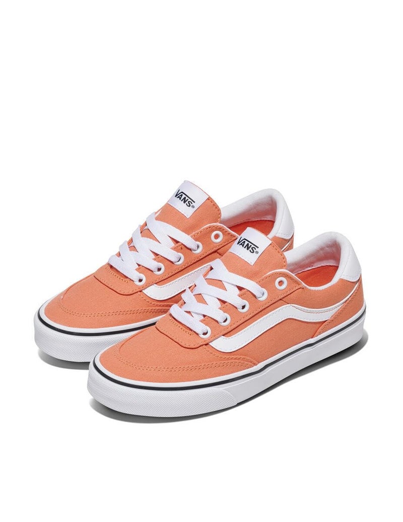 Vans Women's Brooklyn LS Shoe | Low-Top Sneakers for Everyday Wear, Walking, Work & Fashion, Canvas Coral Rust, 8 - Image 2