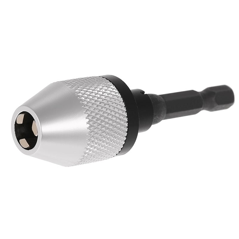 Mini Portable 0.3-6.5mm Electric Grinder Quick Change Drill Chuck with 6.35mm 1/4" Hex Shank Universal Drill Bit Converter Screwdriver Impact Driver Adaptor - Image 4