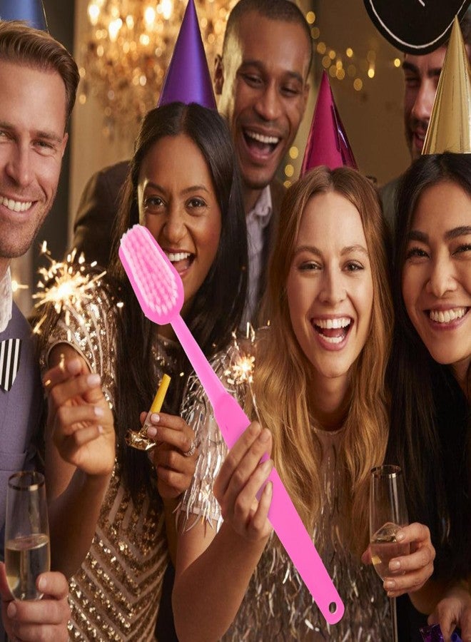 بو بيت بوب فرشاة أسنان عملاقة من POPETPOP، فرشاة أسنان فكاهية ضخمة بحجم 15.5 بوصة، فرشاة استحمام كوميدية ضخمة لهدايا الحفلات، والعناية بالحيوانات الأليفة، وجلسات التصوير، وإكسسوارات الأزياء (وردي) - Image 2