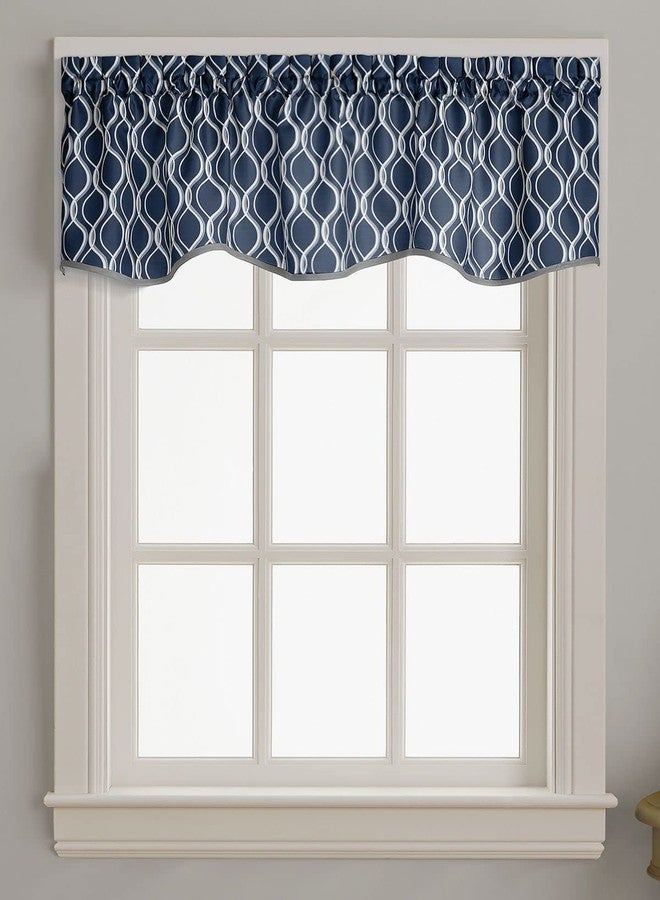 CHF Morocco Window Treatment Navy Valance