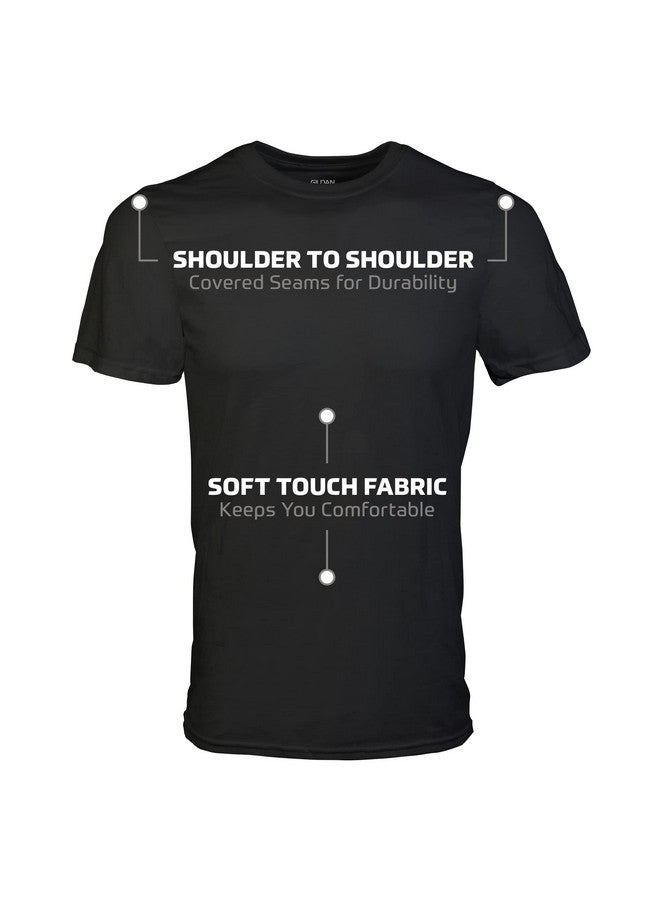 Gildan Men's Crew T-Shirts, Multipack, Style G1100, Black/Sport Grey/Charcoal (10-Pack) - Image 1