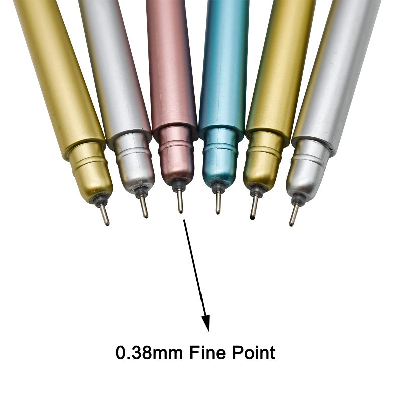 Maydahui 48 PCS Retro Key Shape Roller Pen Black Gel Ink Creative Unique Pens for School Party Drawing Writing - Image 4