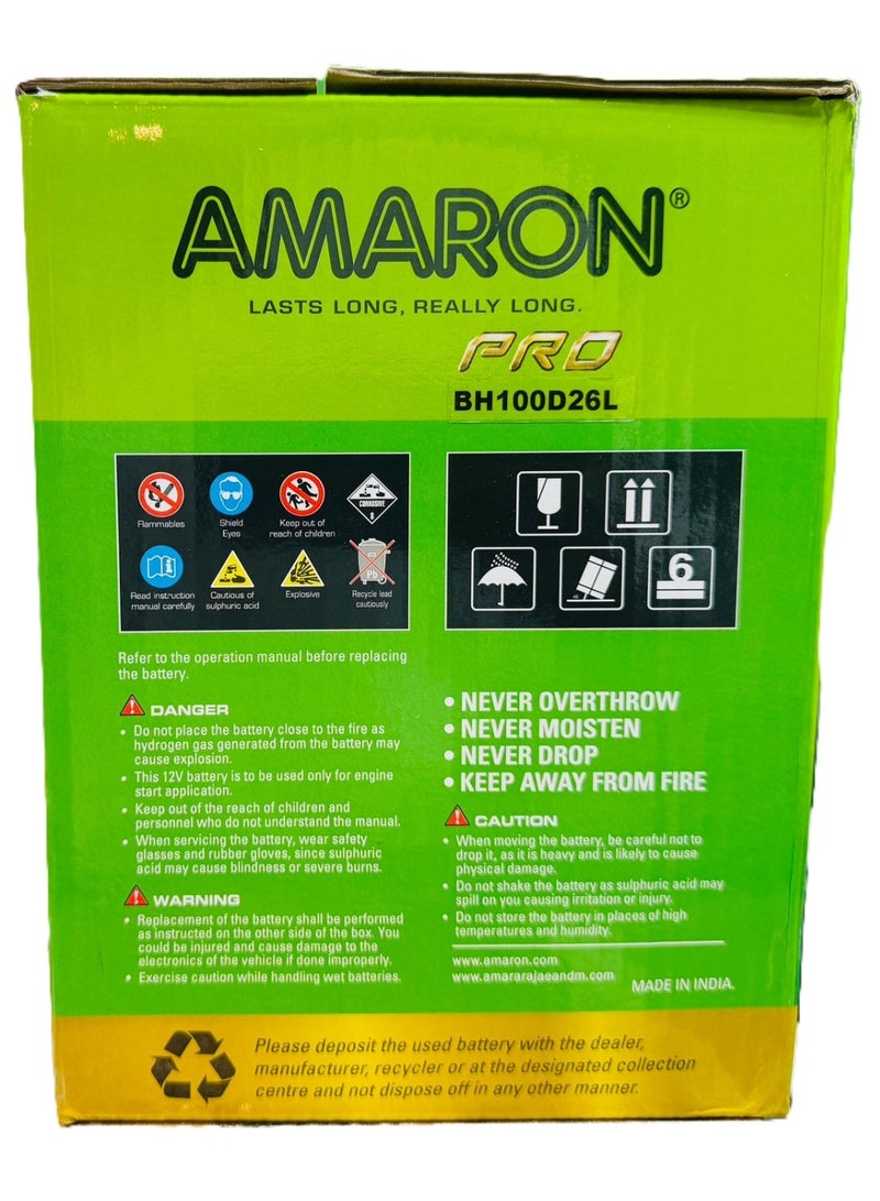 Amaron Car Battery 12V 70AH 100D26L/80D26L - Image 5