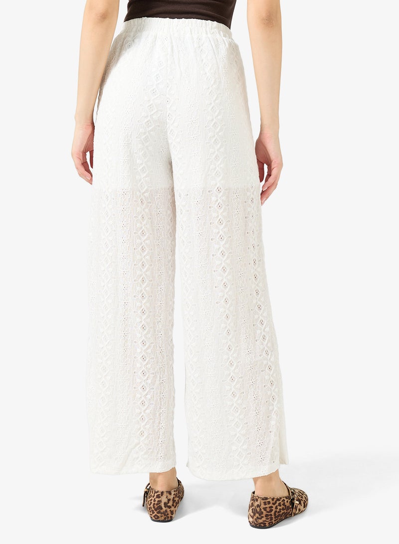 جينجر بنطلون قطني مفتوح - Image 3