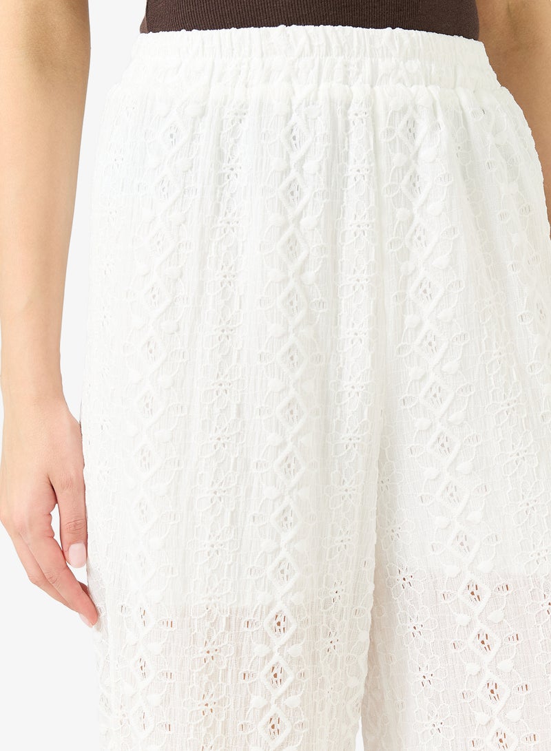 جينجر بنطلون قطني مفتوح - Image 4