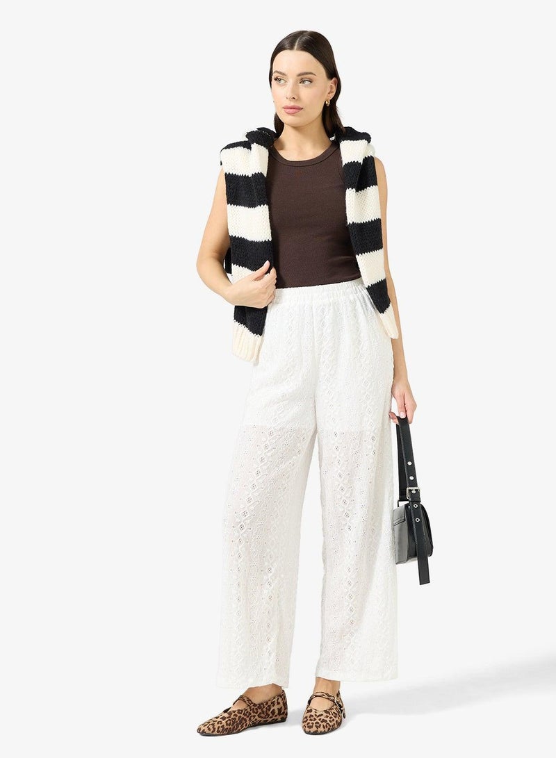 جينجر بنطلون قطني مفتوح - Image 2