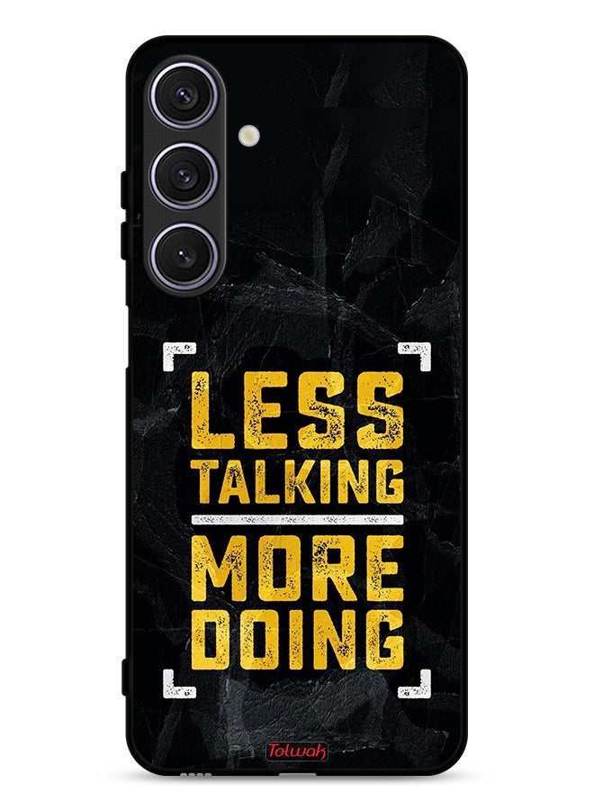 Tolwak Samsung Galaxy A26 Protective Case Cover Less Talking More Doing - Image 1