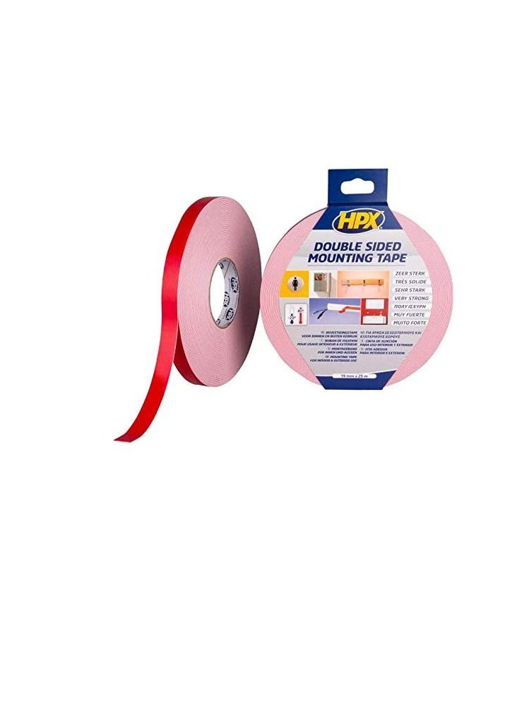 HPX DS 1905 Mirror Mounting with Double Side Foam Tape (19mm x 5m) - Image 3