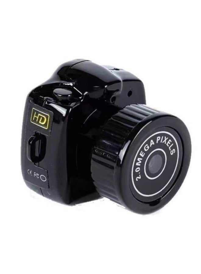 Mini Mini Small Camera Paraphernalia Photographable HD Pixel Student Party Campus Special Ccd Female-Color:Black Y5 Small Camera  - Image 5