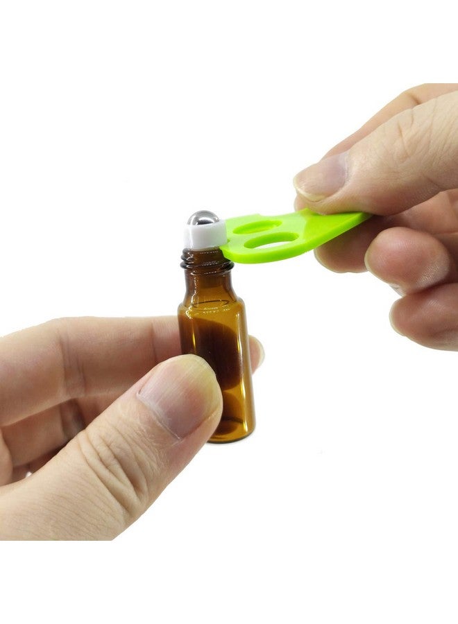 روميروس فتاحة زجاجات ROMIRUS الدوارة للزيوت العطرية (خضراء)، أداة رئيسية للزيوت العطرية لإزالة الكرات الدوارة والأغطية بسهولة من معظم الزجاجات - Image 3