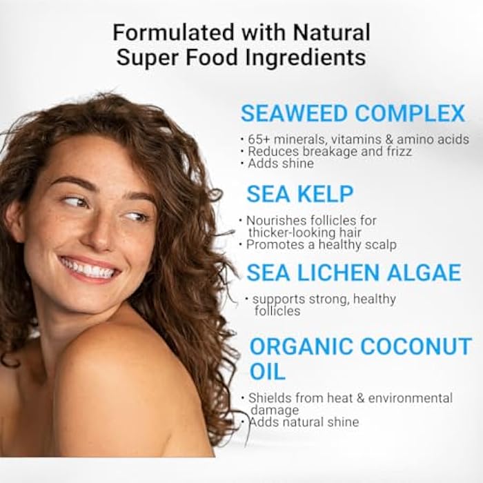 Saltie Hydrating Shampoo - Deep Moisture - Repairs and Bonds Dry Damage - Adds Shine - Reduces Frizz -No Sulfates, Parabens, Gluten, and Phthalates - No Artificial Color - Peppermint Leaf Oil - Image 5