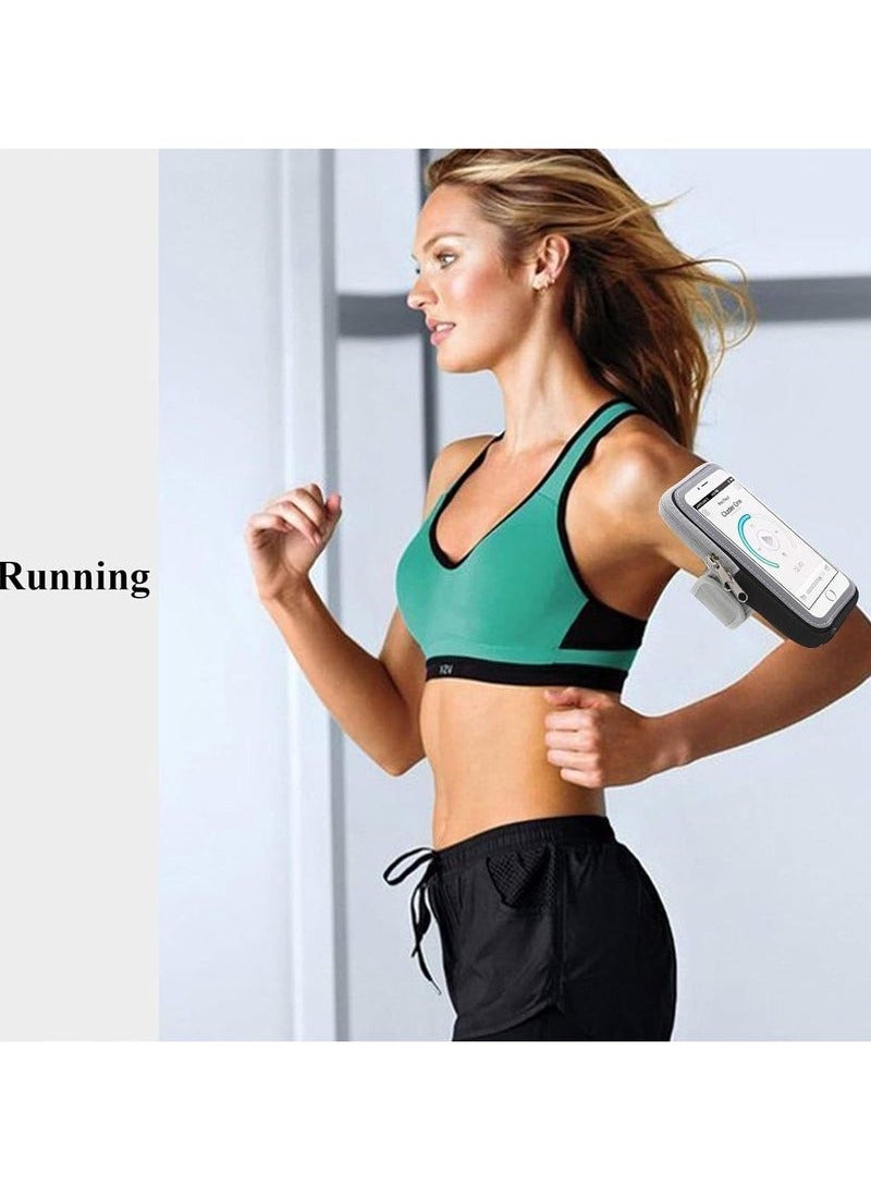 Generic Running Armband Phone Holder for Running Full Touchscreen Phone Arm Bands for Running Sports Phone Holder with Adjustable Band for iPhone 13 Pro Max 12 11 Xs Xr 8 7 Galaxy S20 S10 S9 S8  - Image 5