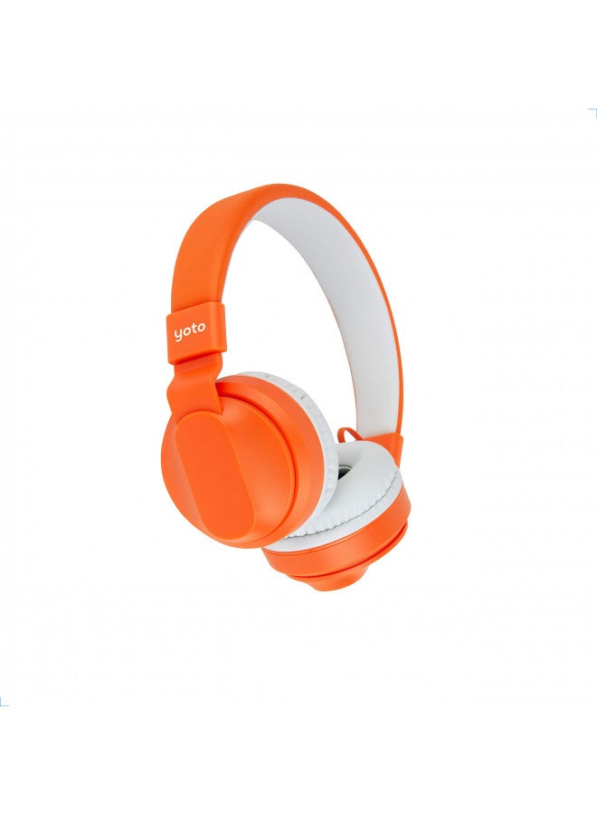 YOTO Yoto Wired Headphones Kids Accessories, Lightweight Adjustable & Foldable Over-Ear Headphones with Travel Bag, Volume-Limiting for Safe Listening & Daisy Chain Feature for Audio Sharing - Image 1