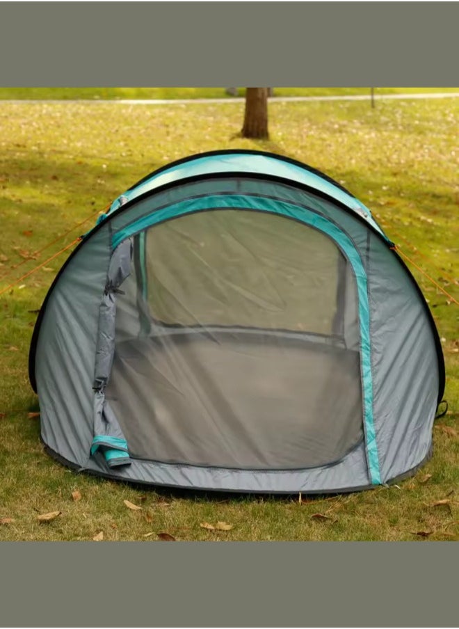 Pop up camping tent Double Layer 4 People  Outside Hand Throw Beach Quickly Open Fully Automatic Family Glamping Camping outdoor Tent(200*140*110)CM - pzsku/Z34C9B6E6F9D410478760Z/45/_/1724781101/e6e30893-3341-4554-9eda-d3820bd0a122