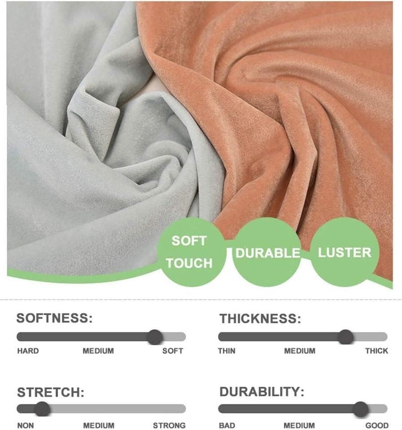Minky Fabric Velvet Fabric Velour Material Fabric for Sewing DIY Crafts, Home Decoration, 150cm Width for Blankets, Apparel, Baby Accessories, Throws, P (Color : 16, Size : 3m) - Image 5