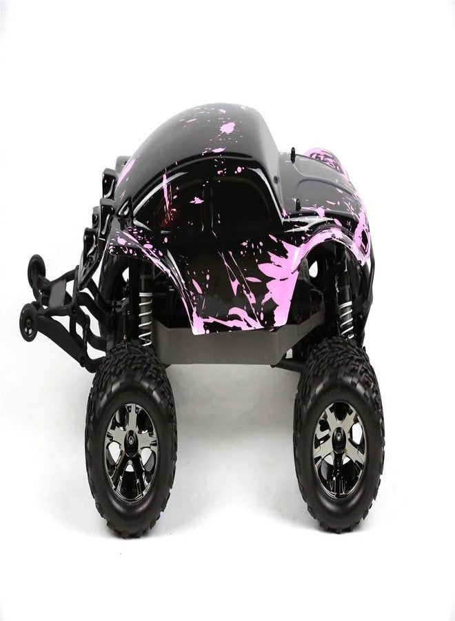 SummitLink Compatible Custom Body Muddy Pink Over Black Replacement for 1/10 Scale RC Car or Truck (Truck not Included) STB-BP-01 - Image 3