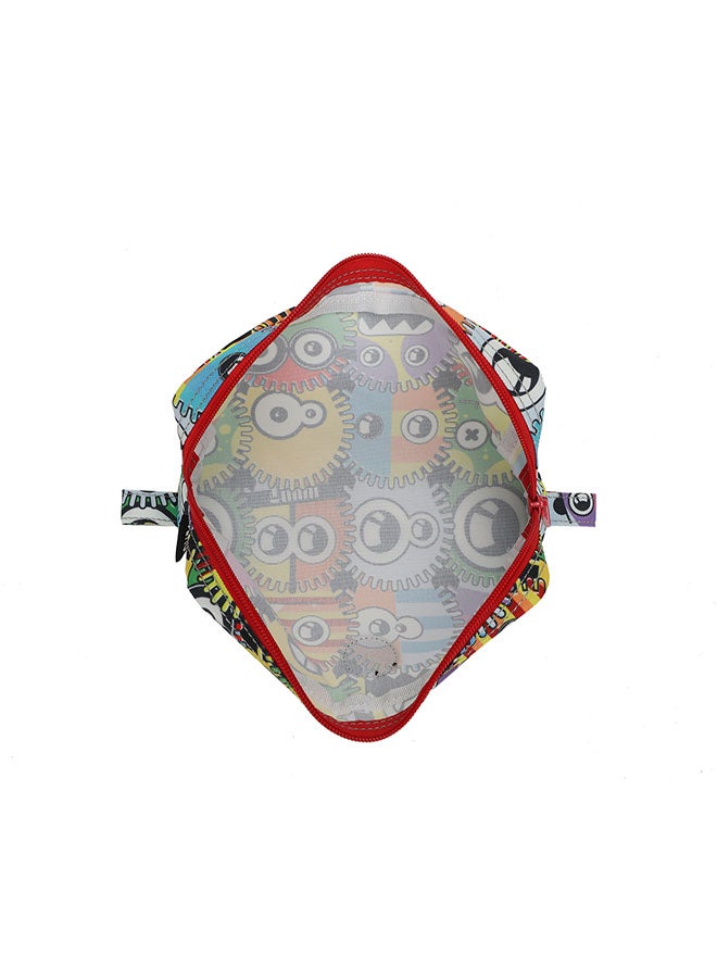 CUBS Eyes Print Waterproof pencil case pouch with zip closure  - Image 3