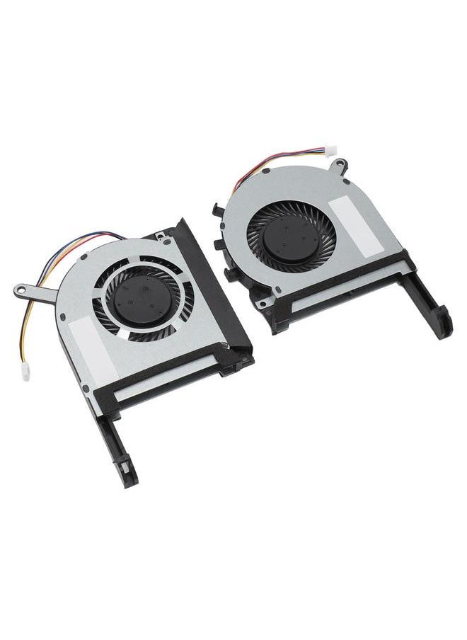 Thoraya Laptop Cooling Fan 4 Pin Replacement Cooling Fan for ASUS TUF505 TUF506 TUF565 TUF566 TUF705 TUF706 Laptops DC 5V 0.5A CPU and GPU Cooling Fan  - Image 2