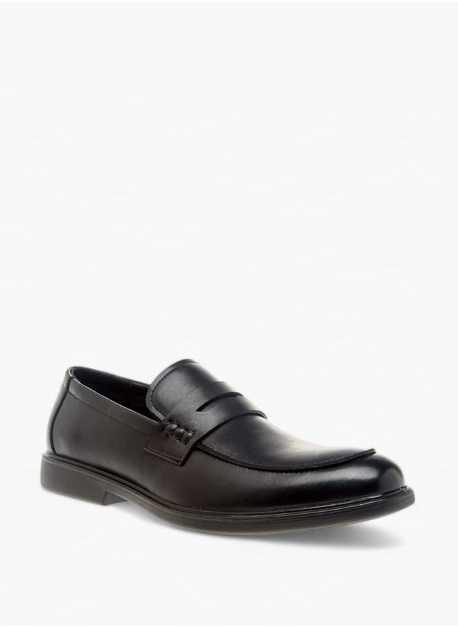 LBL by Shoexpress Men Textured Slip-On Loafers  - Image 2