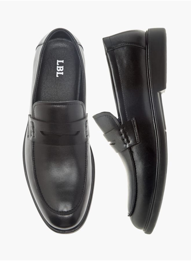 LBL by Shoexpress Men Textured Slip-On Loafers  - Image 1