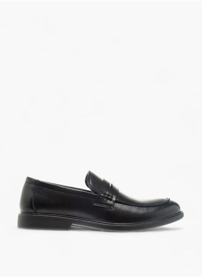LBL by Shoexpress Men Textured Slip-On Loafers  - Image 3