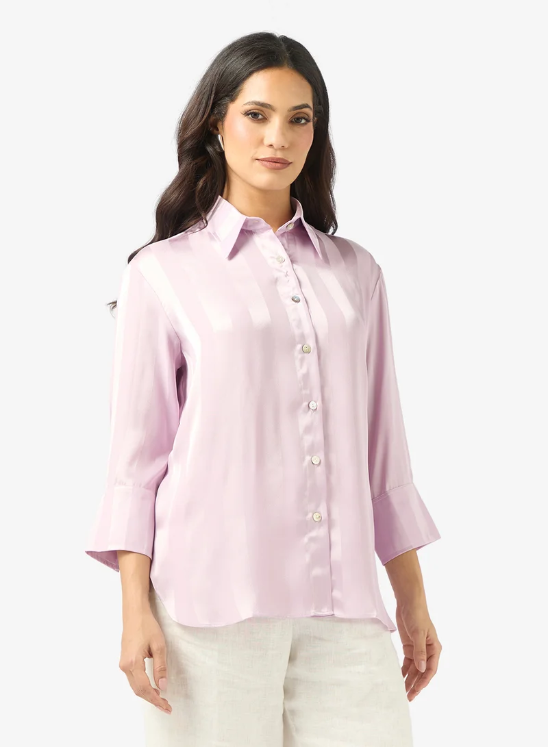 SINOIR Essential Satin Shirt