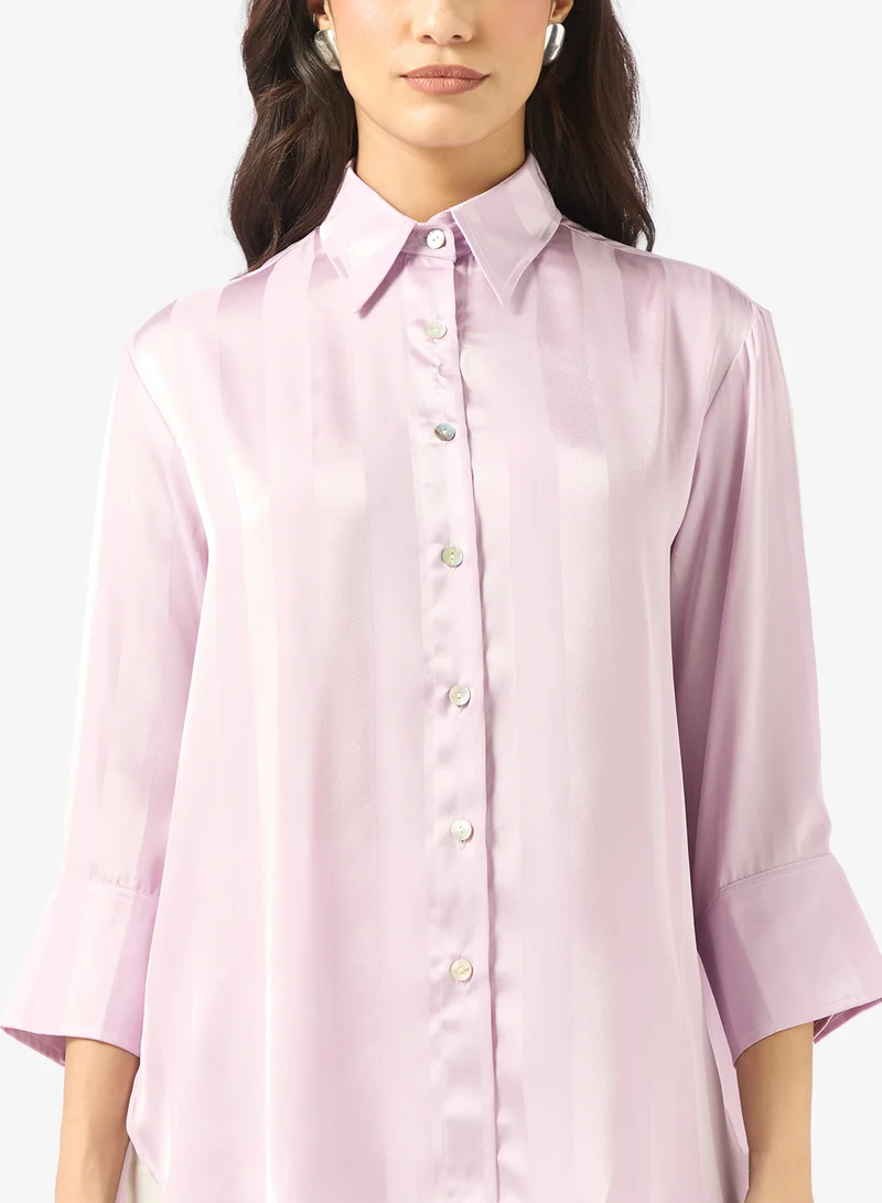 SINOIR  Essential Satin Shirt for Women | Best Price UAE