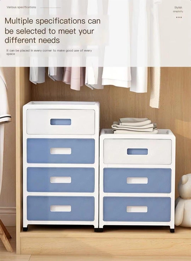 Beauenty Drawer Storage Cabinet Toys Storage Box 5 Layer ï¼Œwith Wheels containers for Kitchen Bathroom Storage Cabinet for Clothes Toys Bedroom - Image 2