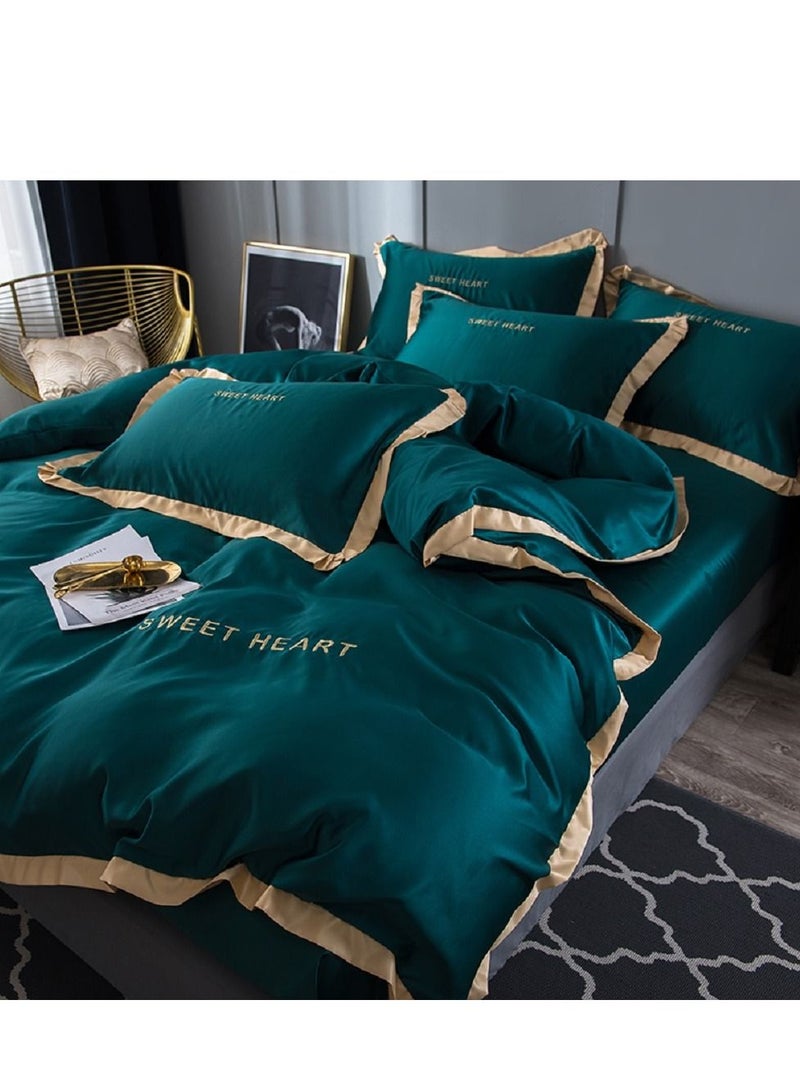 4-Piece Soft Quilt Set, Modal fiber Duvet Cover Set, King Size, 220x240cm  - Image 4