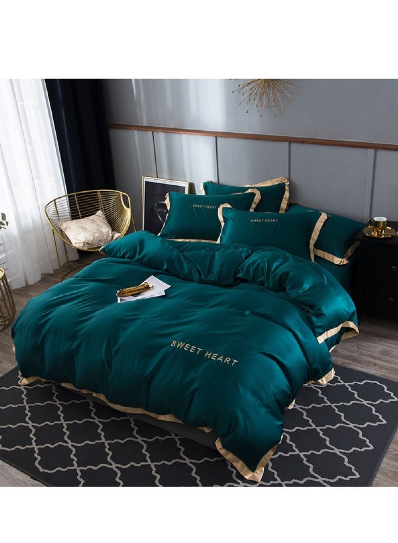 4-Piece Soft Quilt Set, Modal fiber Duvet Cover Set, King Size, 220x240cm  - Image 2