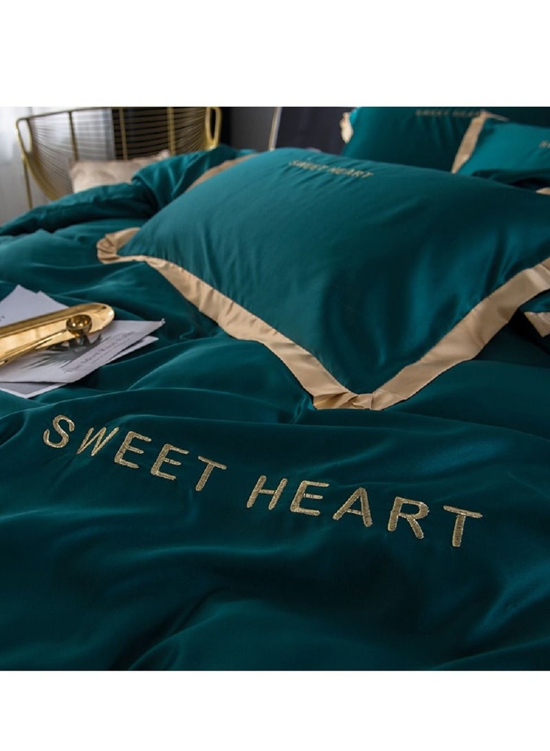 4-Piece Soft Quilt Set, Modal fiber Duvet Cover Set, King Size, 220x240cm  - Image 3
