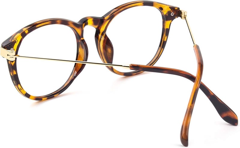 GQUEEN Fake Non Prescription Glasses Clear Lens for Women Men Oversized Frame UV400 Protection, 201581 - Image 5