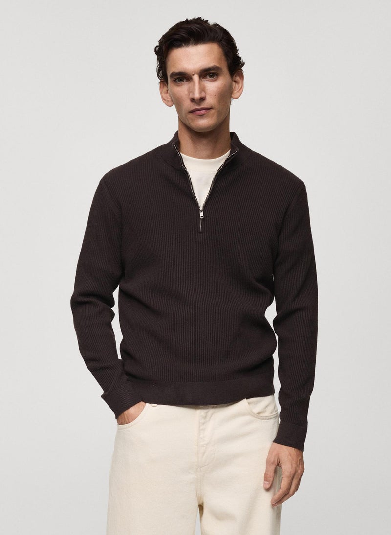 Mango Man - Crew Neck Pullover Sweater - Image 1