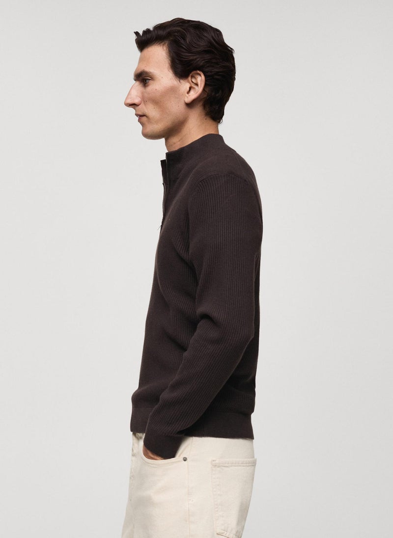 Mango Man - Crew Neck Pullover Sweater - Image 1
