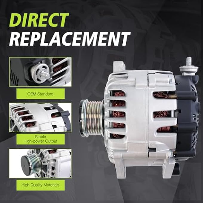 Kinwrdsn Alternator Compatible with N-ssian 2.5L for 2007-2012 Sentra Altima 2011-2013 Rogue 2014 2015 Rogue Selcet,400-40102 AL2407X 23100-JA02A AVA0074 TG12C032 - Image 5
