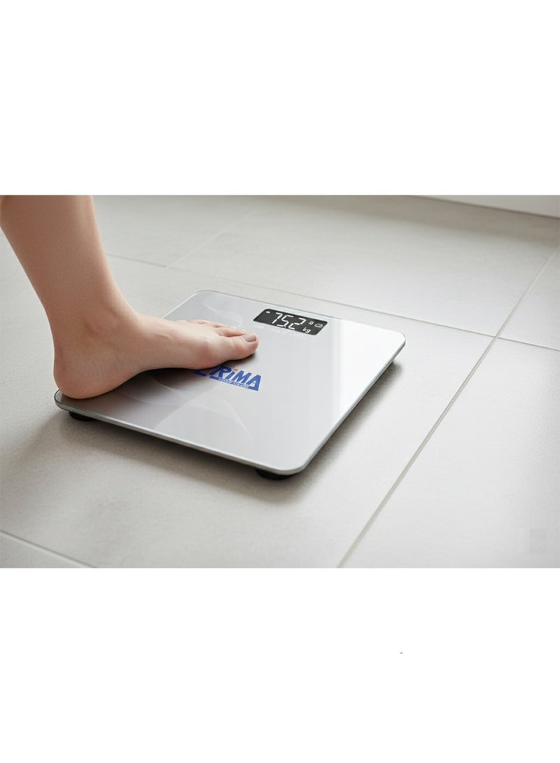 بريما زهقت من الميزان المعقد؟ ميزان شخصي رقمي بسيط لقياس الوزن فقط بدقة عالية قراءة سريعة شاشة واضحة تصميم أنيق مناسب للاستخدام اليومي - Image 3