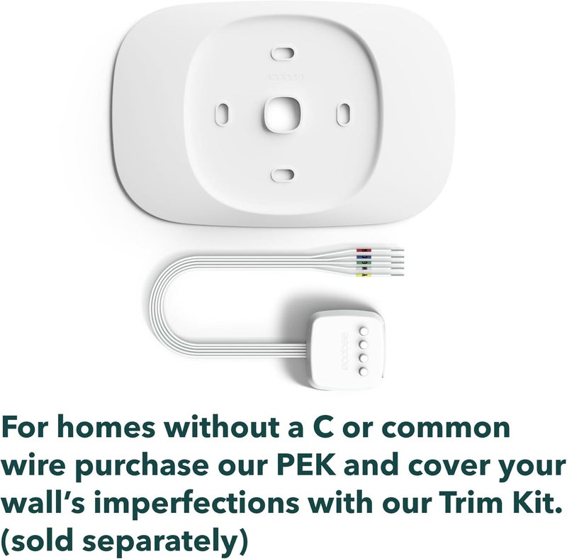 Ecobee ترموستات إيكوبي الذكي الأساسي 2025 المعتمد من Energy Star قابل للبرمجة WiFi يعمل مع سيري وأليكسا ومساعد جوجل - Image 5