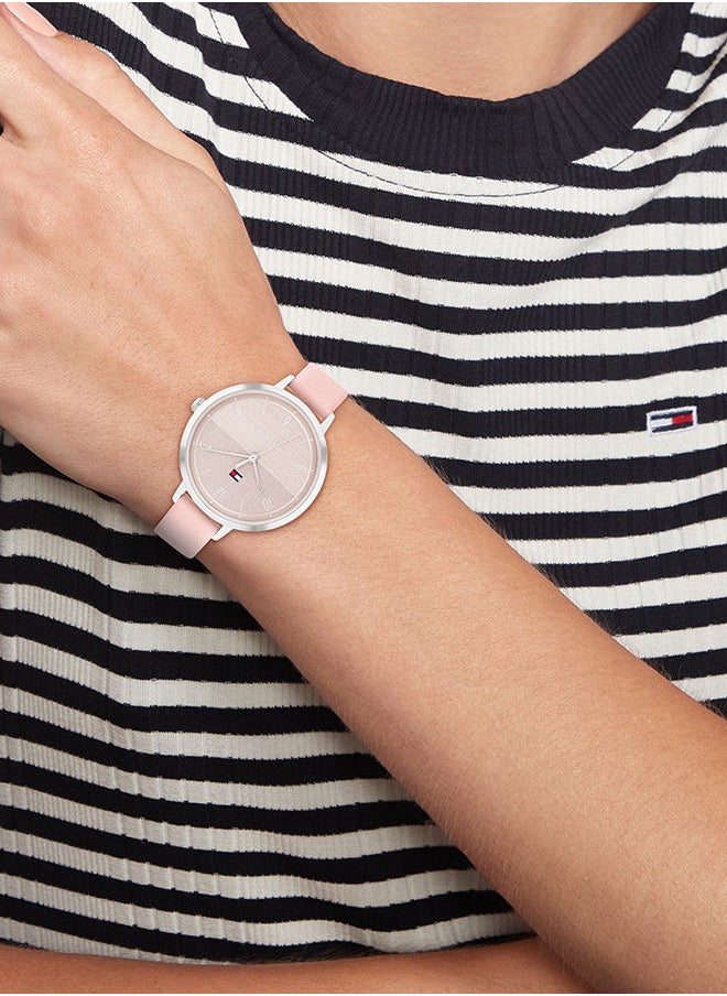 LACOSTE - Women's Analog Round Shape Silicone Wrist Watch 2001298 - 40 Mm - Image 1