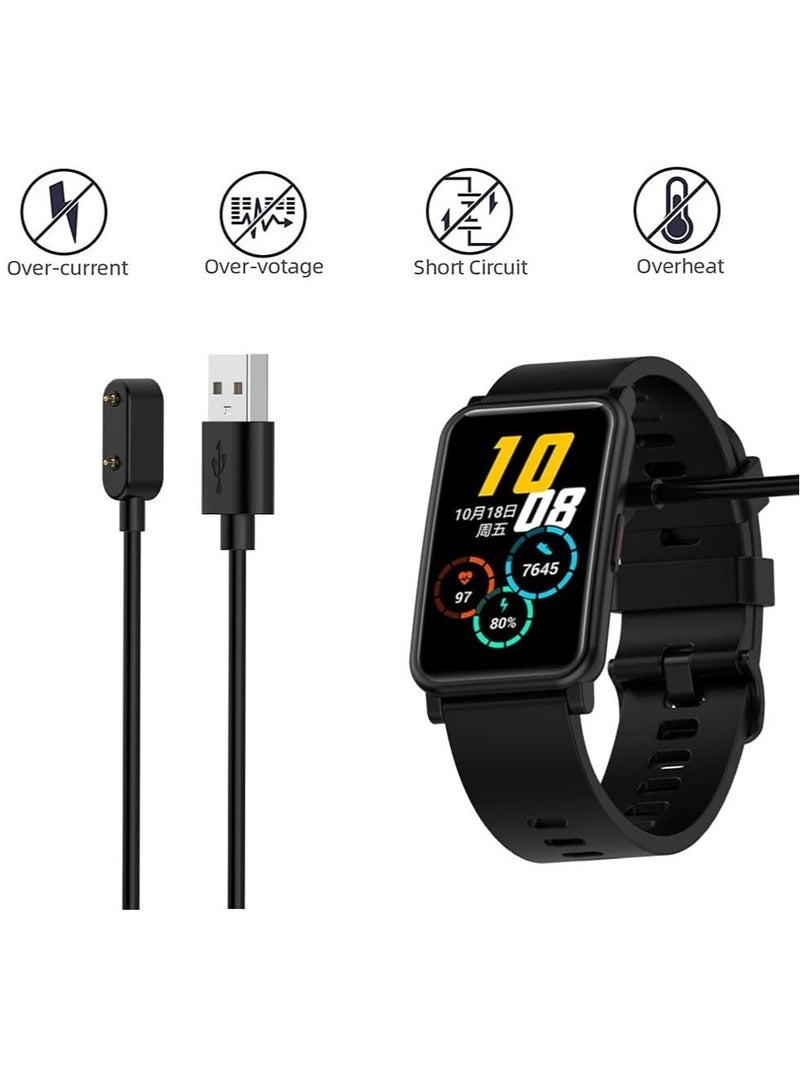 Charger Cable for HUAWEI WATCH FIT 2, Fit Mini, Band 7, Band 6, Honor Watch ES – 1M/3.3FT Wireless Charging Dock Station Adapter - Image 2