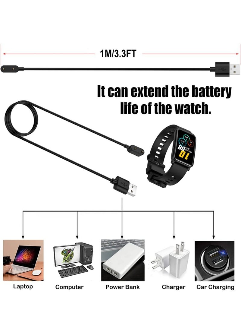 Charger Cable for HUAWEI WATCH FIT 2, Fit Mini, Band 7, Band 6, Honor Watch ES – 1M/3.3FT Wireless Charging Dock Station Adapter - Image 5