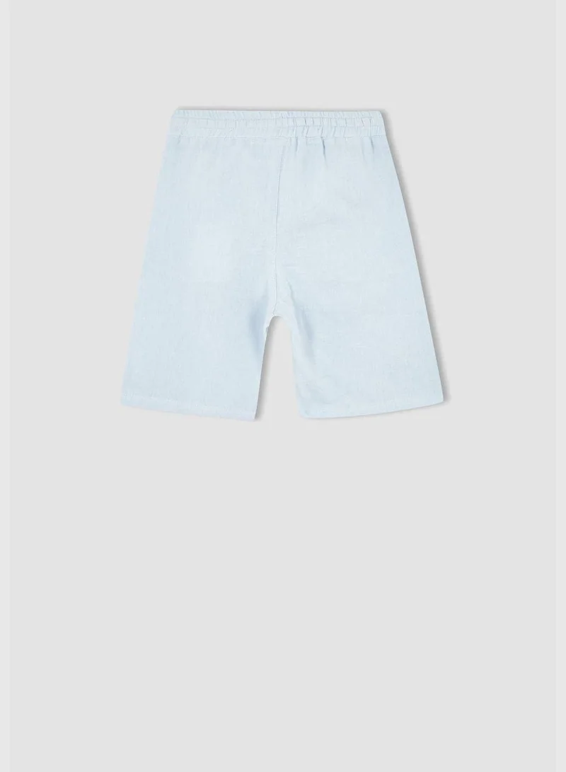 DeFacto Tie Waist Mini Bermuda Short