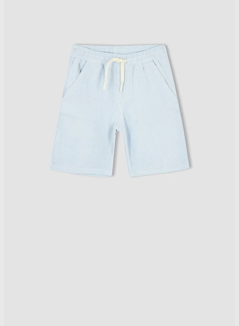 DeFacto Tie Waist Mini Bermuda Short